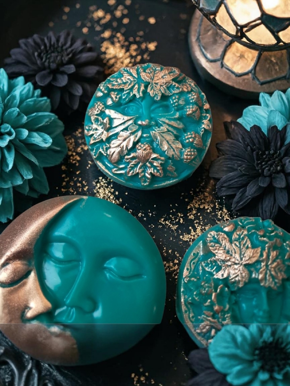 Hand crafted, Wicked Worthy Wax, Green is magic Soap Set - Picture 3 of 5